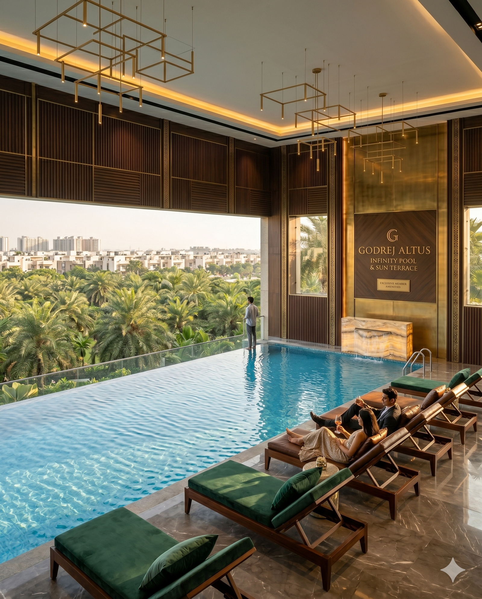 Infinity swimming pool
