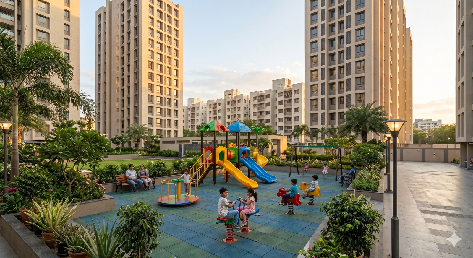 Kids play and family zone